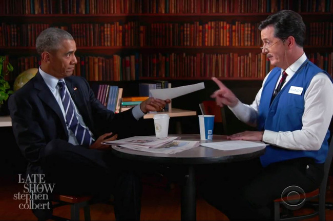 Barack Obama on CBS's "The Late Show with Stephen Colbert"