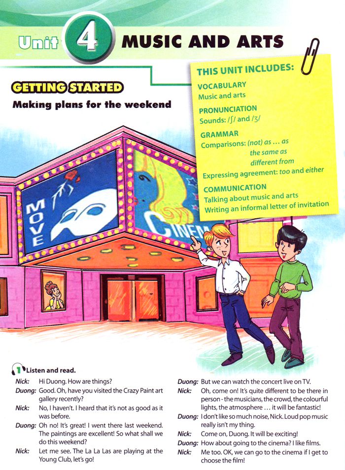 Bài tập Tiếng Anh lớp 7 Unit 4