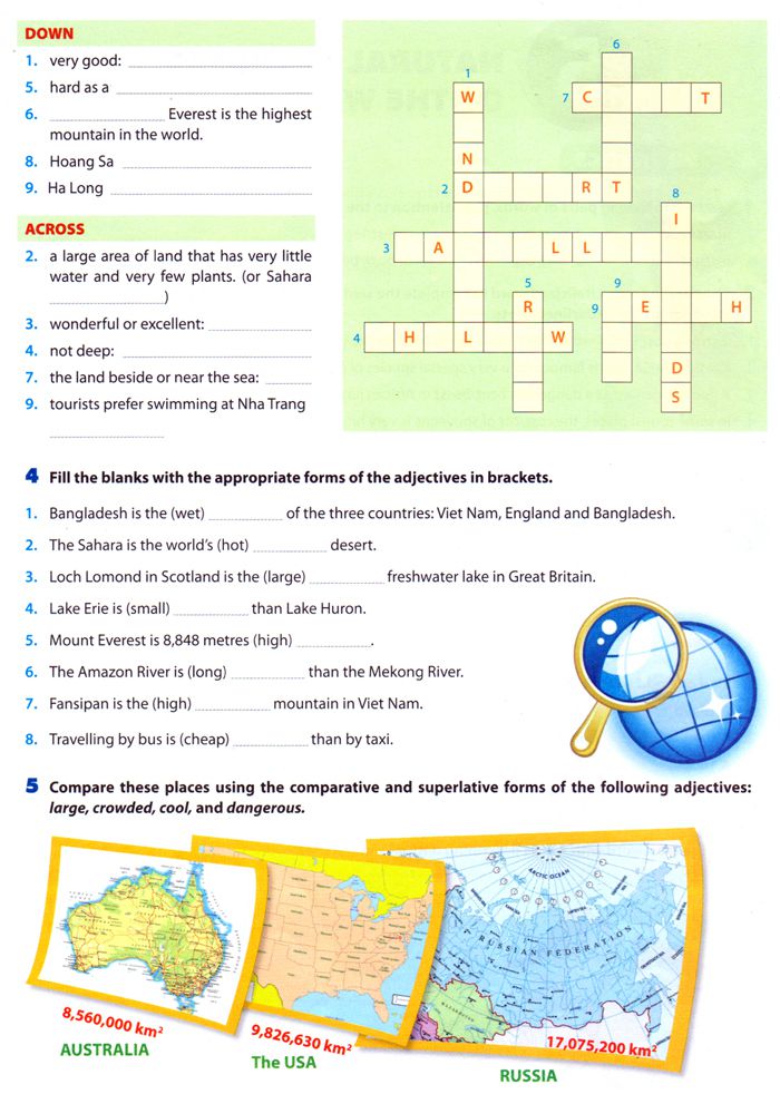 Đề cương ôn tập HK1 tiếng Anh lớp 6 Bài tập Tiếng Anh lớp 6