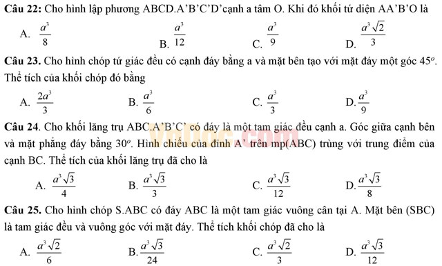 Đề thi giữa học kì 1 môn Toán lớp 12 trường THPT Hùng Vương, TP. Hồ Chí Minh năm học 2016 - 2017 Đề thi giữa học kì 1 môn Toán lớp 12 trường THPT Hùng Vương, TP. Hồ Chí Minh năm học 2016 - 2017