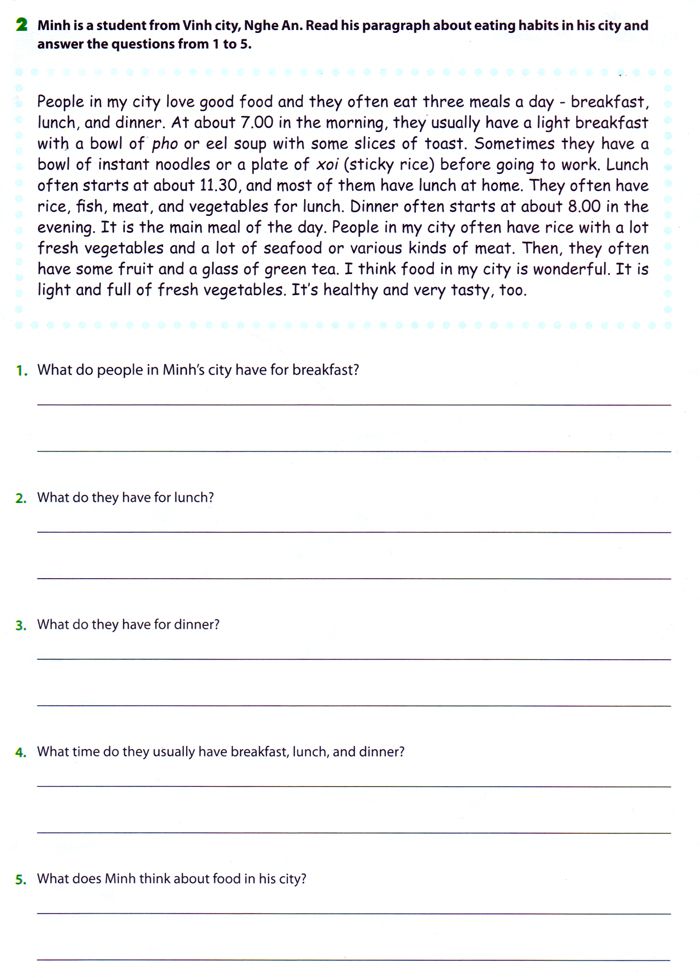 Đề thi học sinh giỏi môn Tiếng Anh lớp 7 Đề thi tiếng Anh lớp 7 học kỳ 1