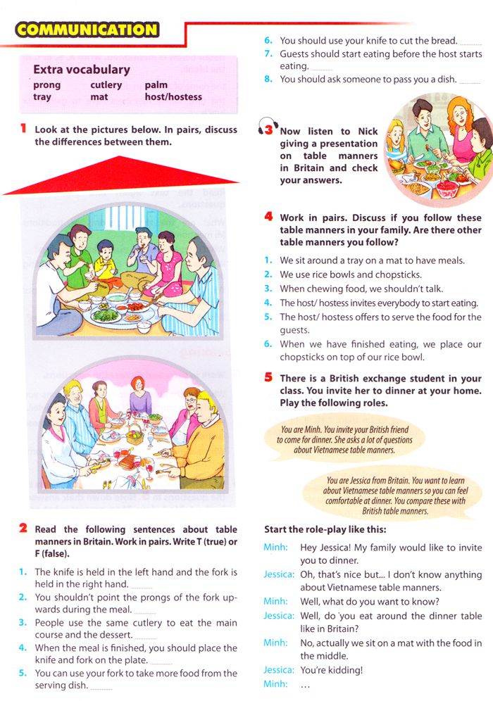 Tiếng Anh lớp 8 chương trình mớ