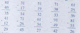 Giải bài tập toán lớp 2 Giải bài tập trang 50 SGK Toán 2: 51 - 15