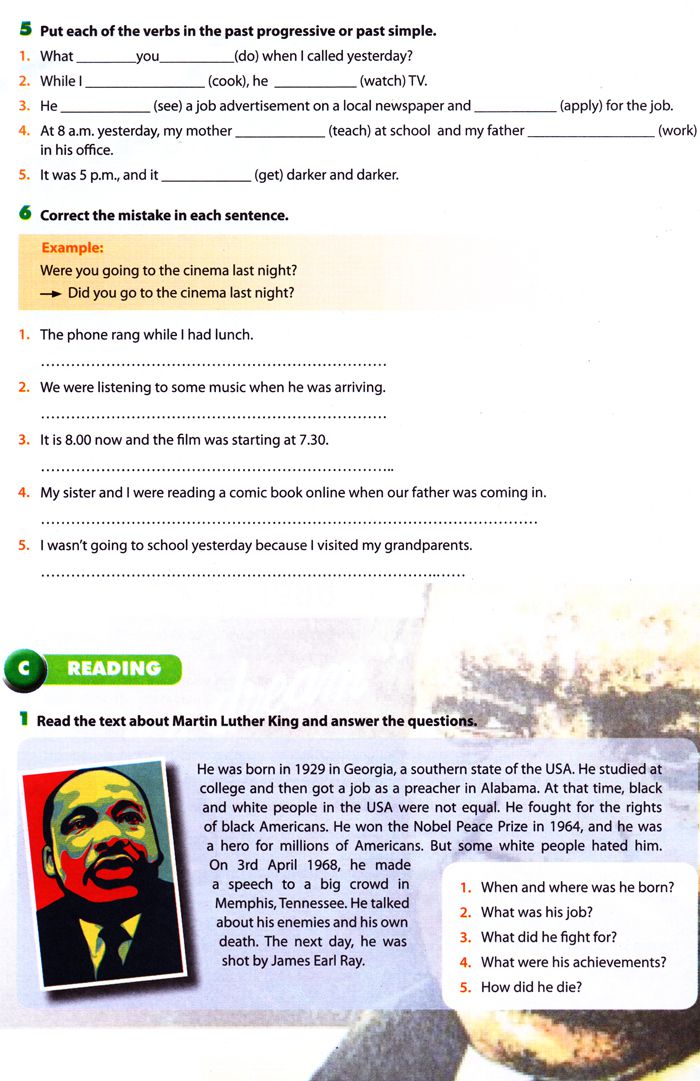 Bài tập tiếng Anh lớp 10 Unit 4