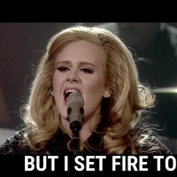 Học tiếng anh qua bài hát: Set fire to the rain - Adele