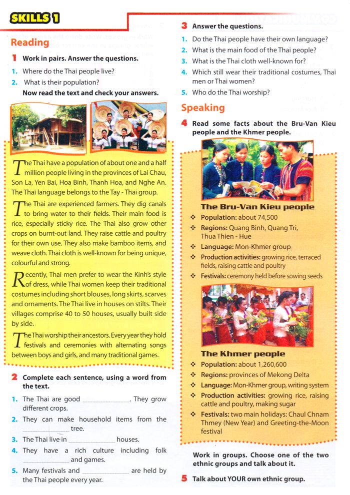 Đề thi môn tiếng anh lớp 8