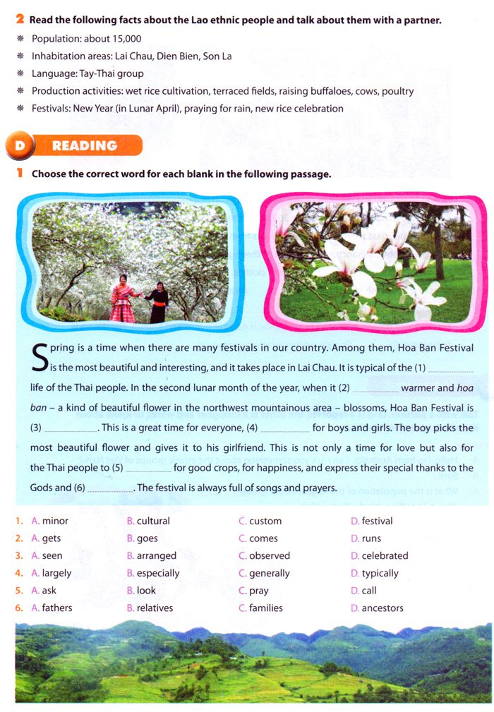 Bài tập trắc nghiệm Tiếng Anh lớp 8 Bộ đề trắc nghiệm Tiếng Anh lớp 8 (học kỳ I)