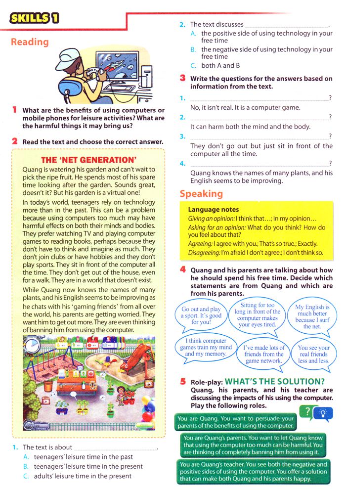 Bài kiểm tra 1 tiết anh văn 8