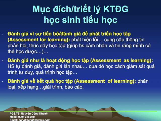 Mục đích tập huấn