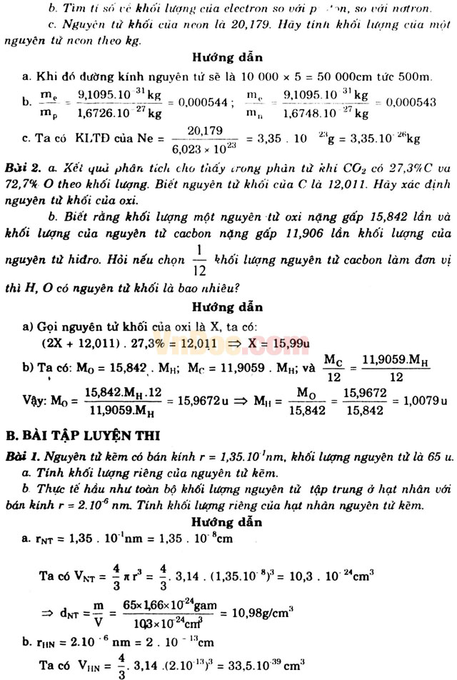 Kiến thức cơ bản Hóa học 10
