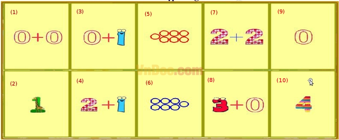 Đề thi Violympic môn Toán lớp 1 vòng 7 