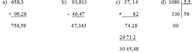 Đề thi cuối học kì 1 lớp 5 môn Toán