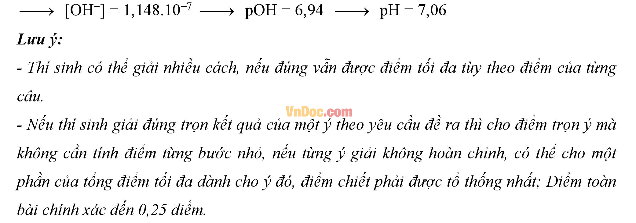 Đáp án đề thi hsg môn hóa học lớp 11 Đáp án đề thi hsg môn hóa học lớp 11
