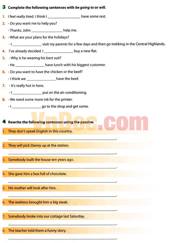 Bài tập Tiếng Anh lớp 10 chương trình mới có đáp án Bài tập Tiếng Anh lớp 10 chương trình mới