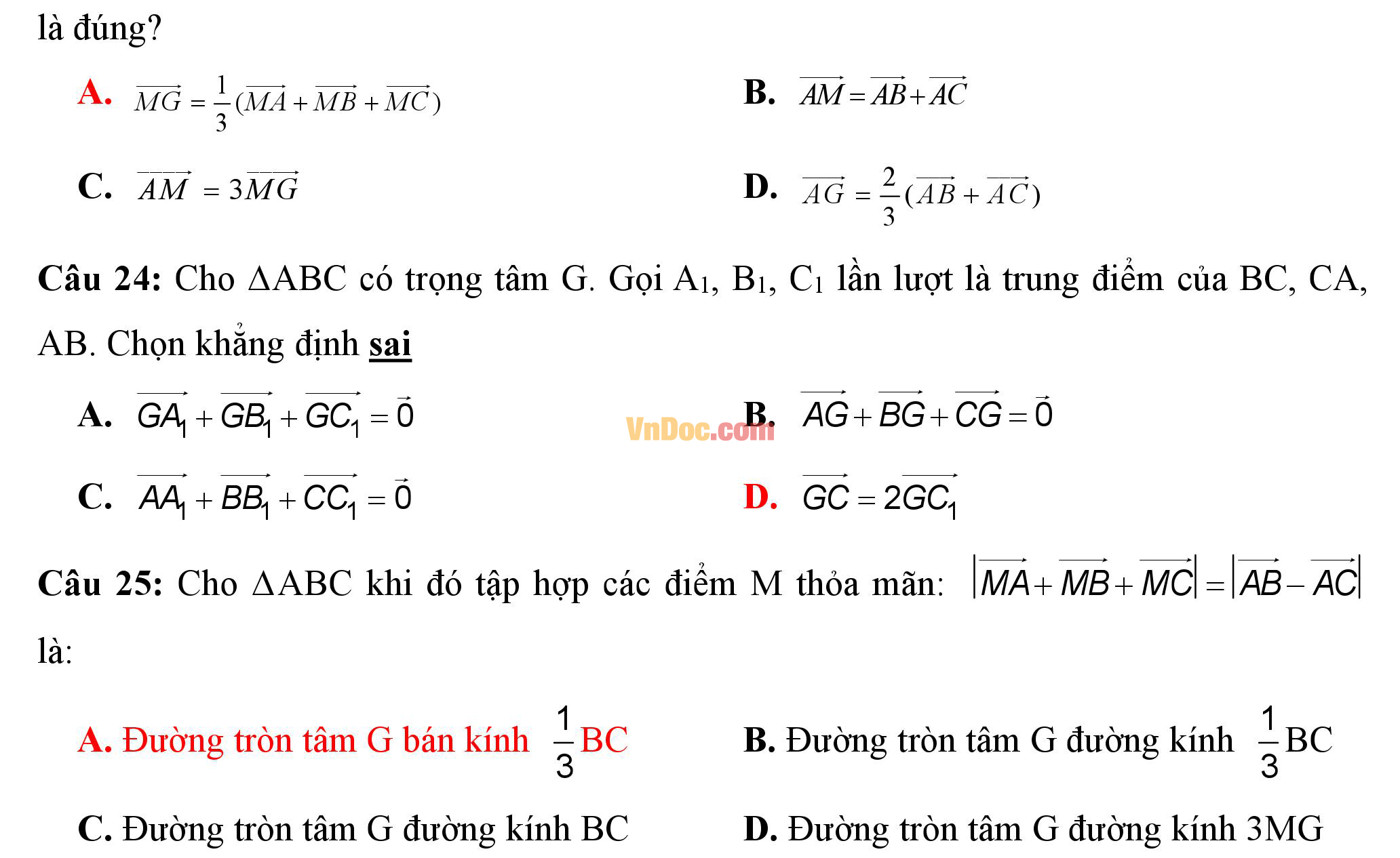 Đề kiểm tra 1 tiết hk1 môn Toán hình học lớp 10