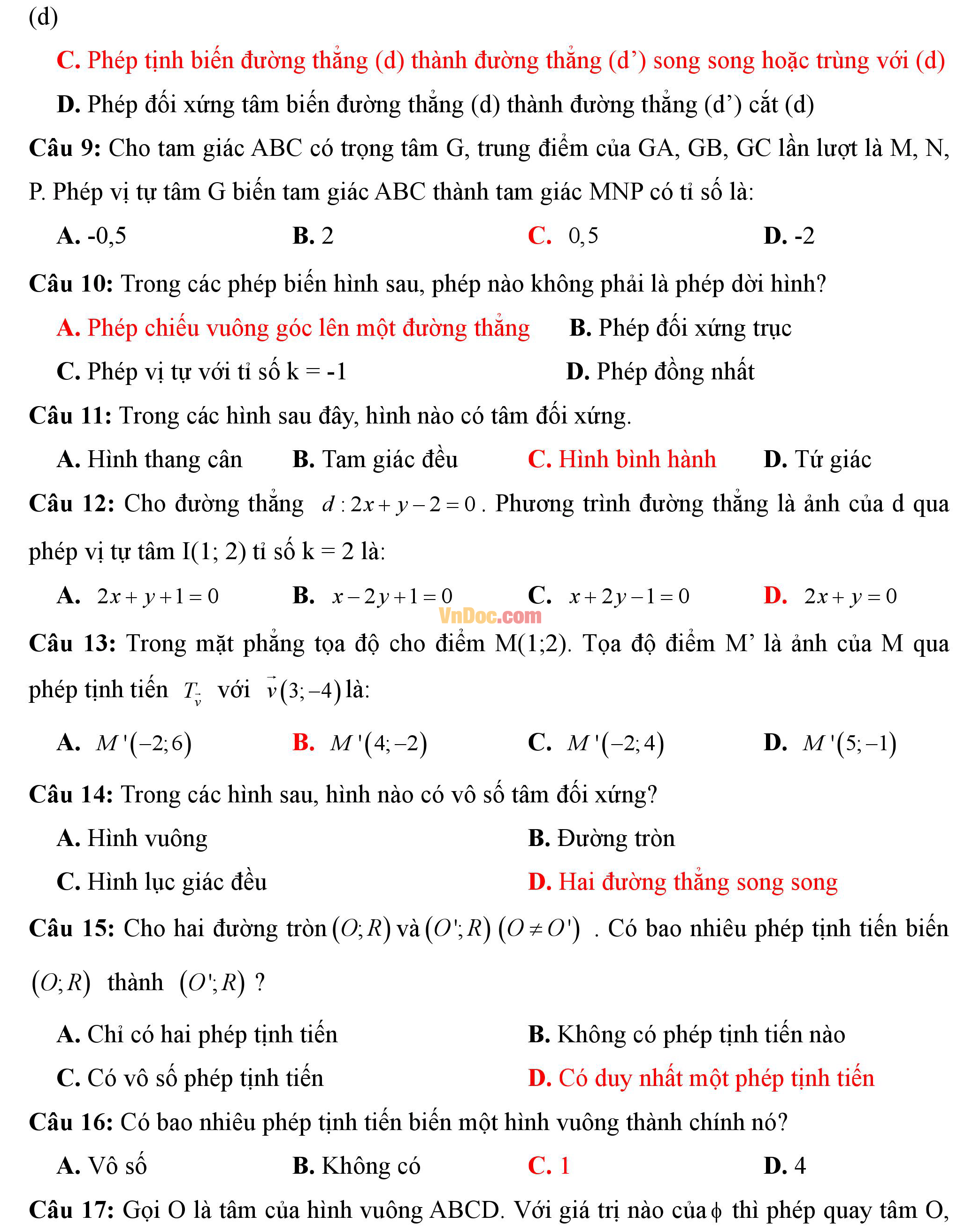 Đề kiểm tra 1 tiết hk1 môn Toán hình học lớp 11 Đề kiểm tra 1 tiết hk1 môn Toán hình học lớp 11