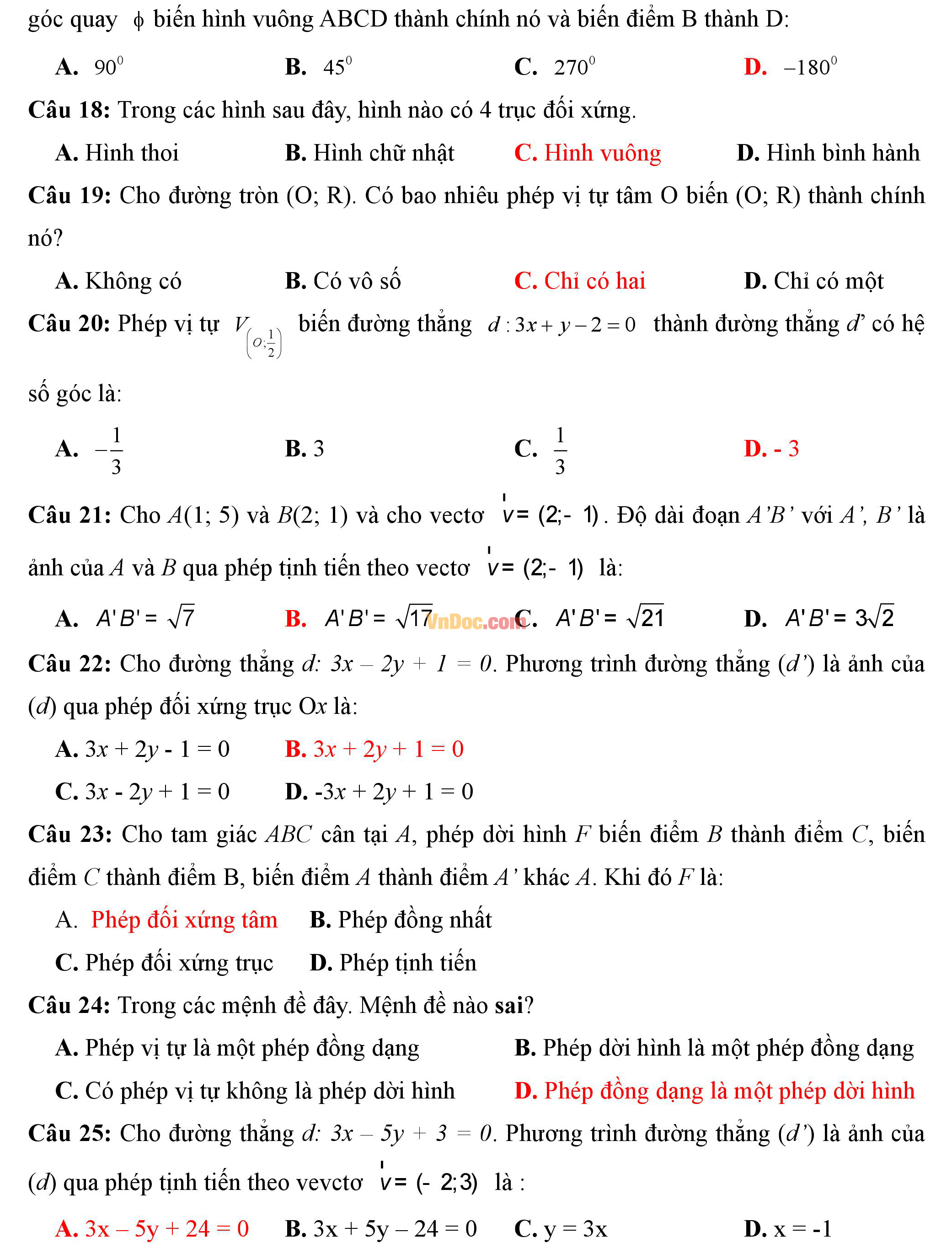 Đề kiểm tra 1 tiết hk1 môn Toán hình học lớp 11 Đề kiểm tra 1 tiết hk1 môn Toán hình học lớp 11