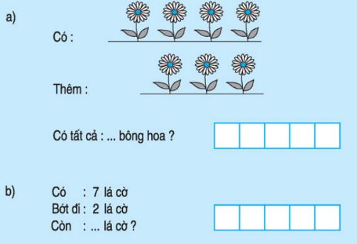 Giải bài tập trang 89, 90 SGK Toán 1