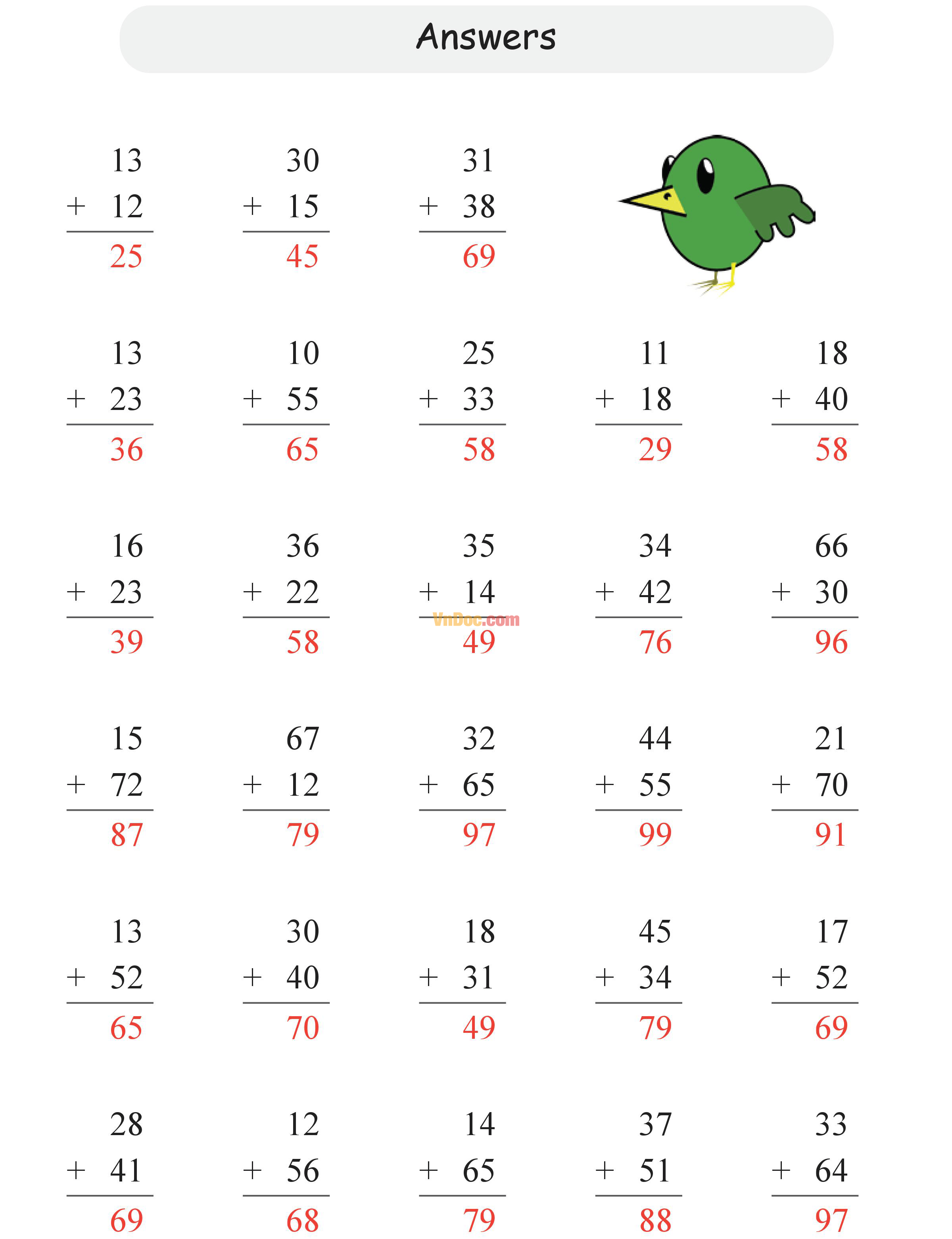 Học Toán Tiếng Anh lớp 1 bài 6