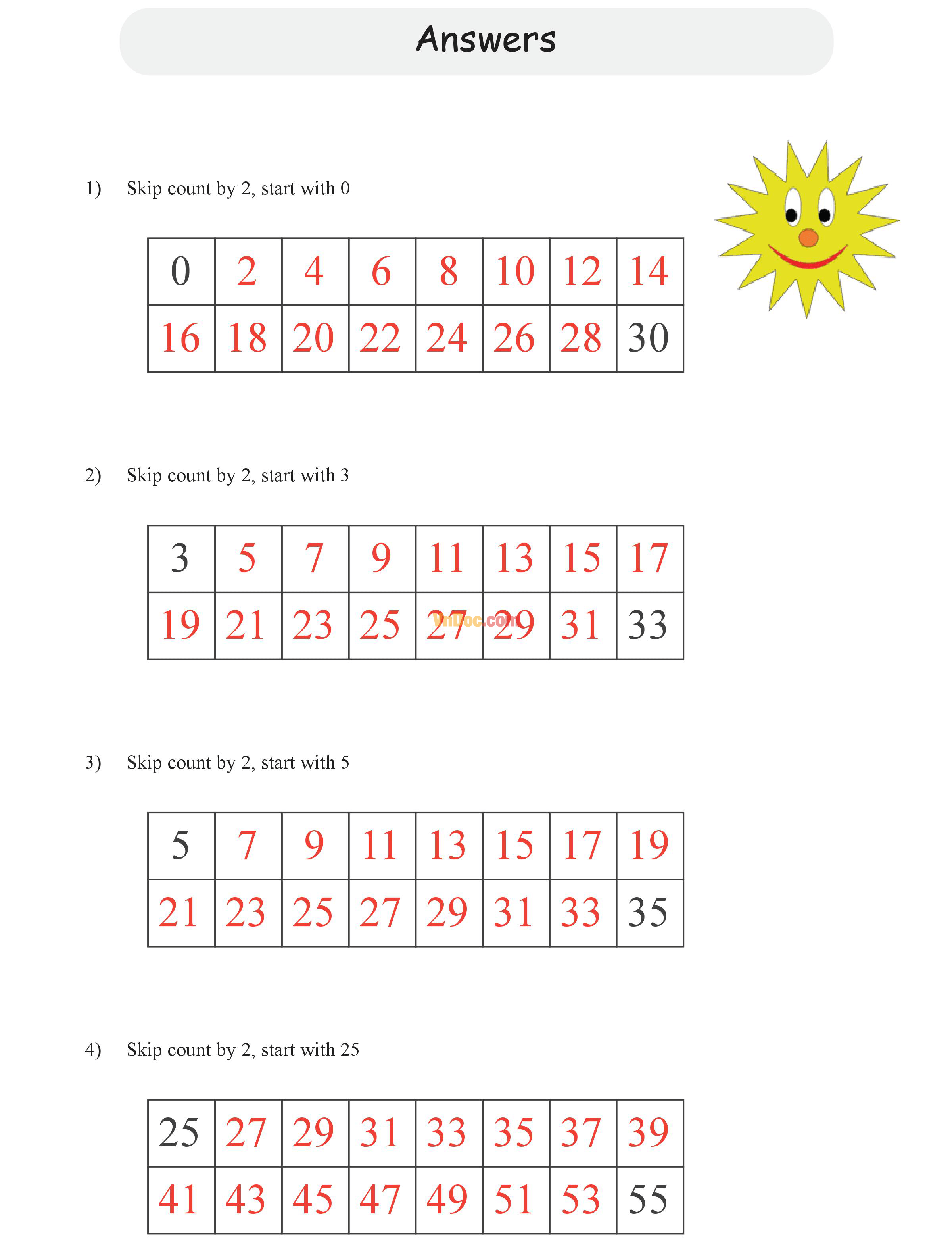 Học Toán Tiếng Anh lớp 1 bài 11