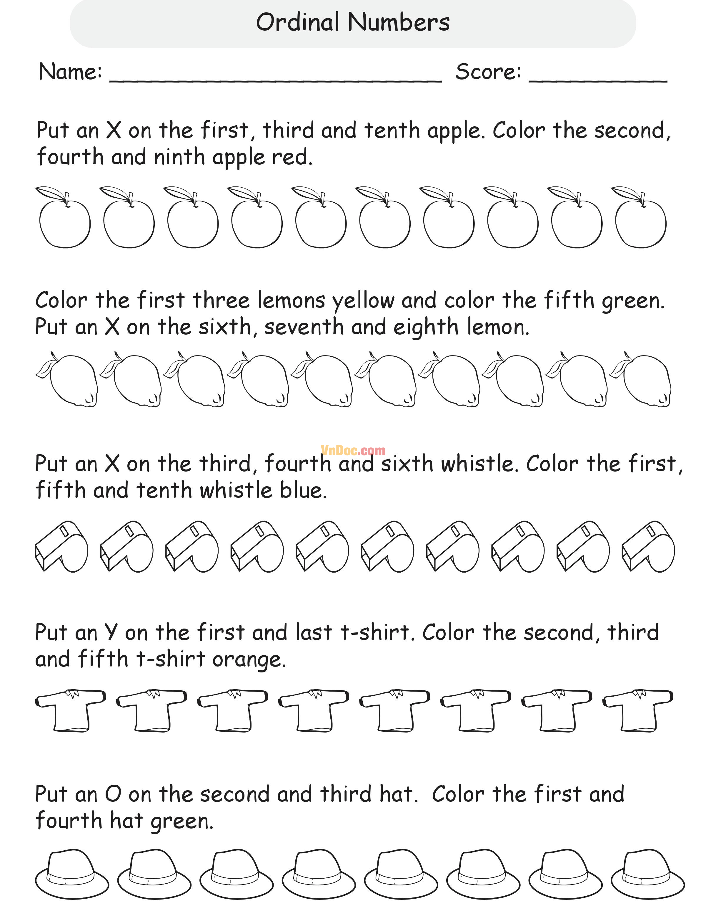 Học Toán Tiếng Anh lớp 1 bài 13