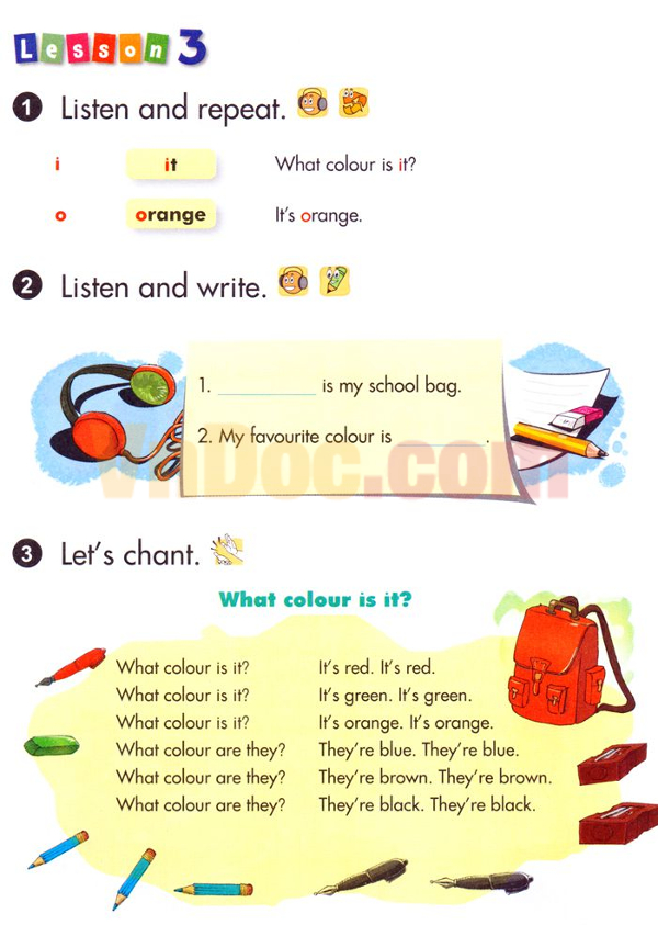 Đề thi IOE Tiếng Anh lớp 3