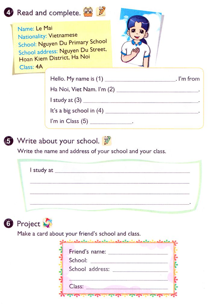 Tiếng anh lớp 4 sách mới có bài tập Tiếng anh lớp 4 sách mới