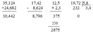 Đề thi học kì 1 môn Toán lớp 5