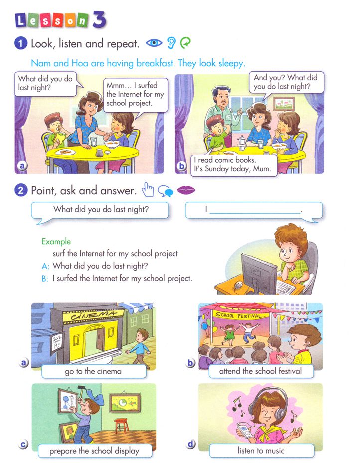 Bài tập Ôn tập học kì 1 Tiếng Anh lớp 5