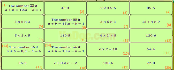 ĐỀ THI VIOLYMPIC TOÁN TIẾNG ANH LỚP 4 VÒNG 6 