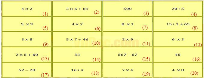 Bộ đề thi Violympic Toán lớp 3 năm học 2016 - 2017 