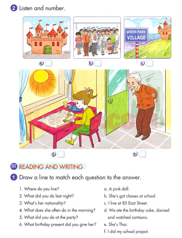 Đề thi Olympic Tiếng Anh lớp 5 Đề kiểm tra 1 tiết Tiếng Anh lớp 5 Chướng trình mới Lần 1