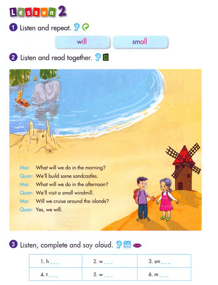 Giáo án Tiếng Anh lớp 5 Chương trình mới Unit 5: OUR PICNIC TO THE SEASIDE Giáo án Tiếng Anh lớp 5 Chương trình mới Unit 5