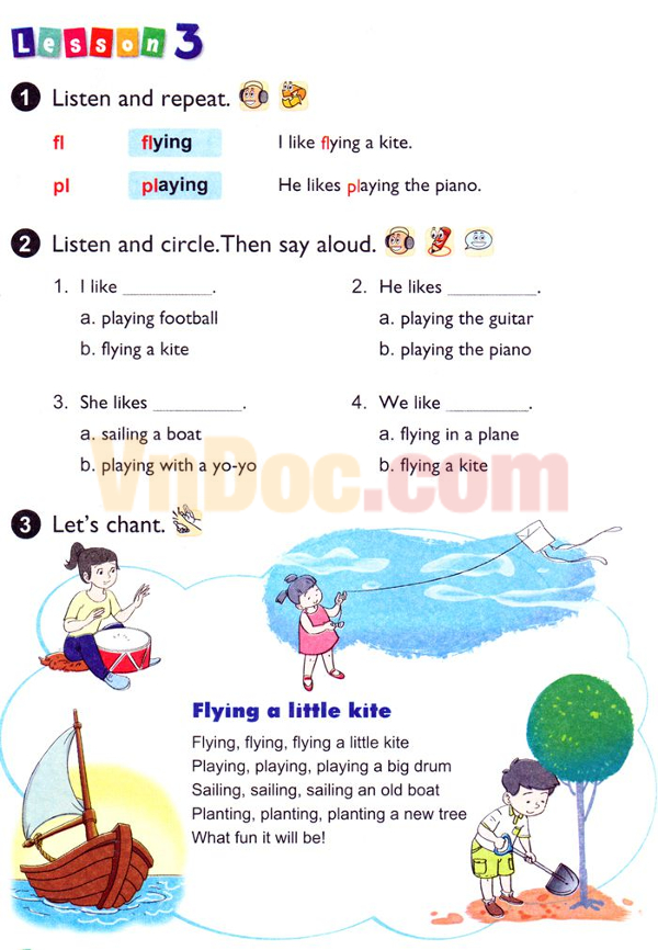 Tài liệu giáo án tiếng anh lớp 4 thí điểm