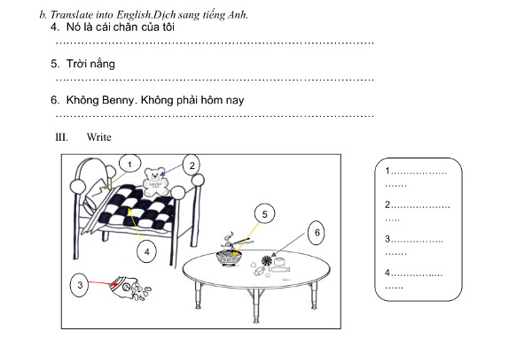 Đề thi học kì 2 lớp 2