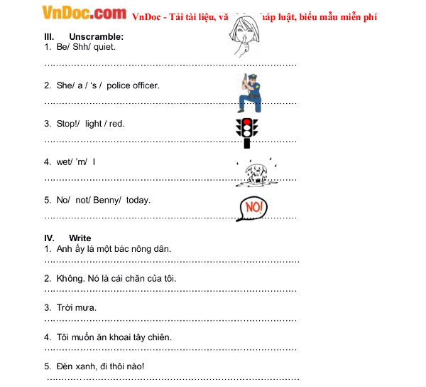 Dạy học phát âm tiếng Anh lớp 2 cho trẻ em