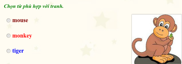 Tiếng Anh Trẻ em lớp 1