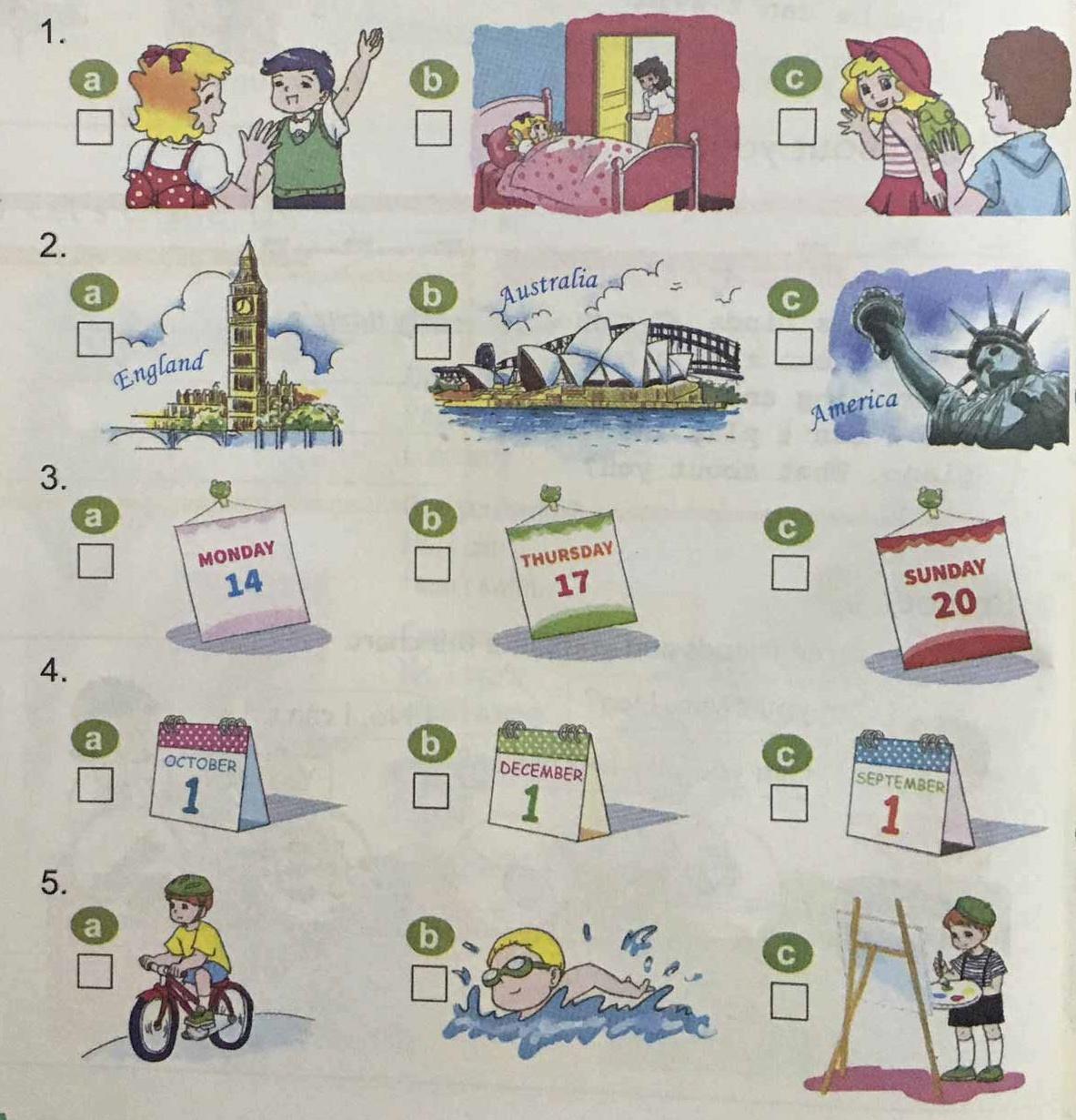 Tuyển chọn 20 đề thi kiểm tra Tiếng anh lớp 4