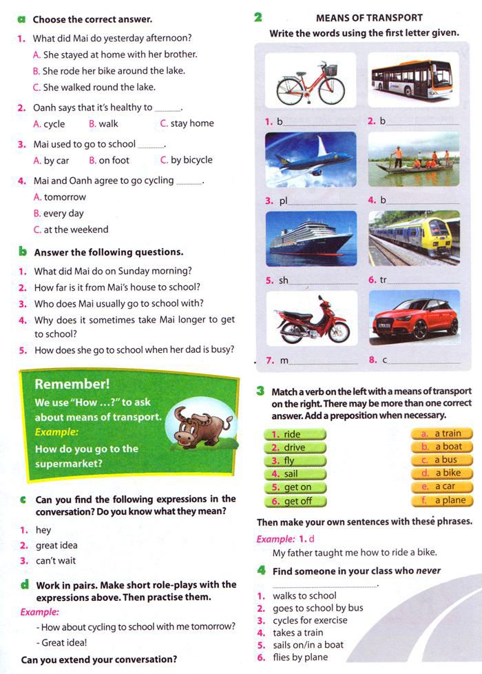 Tập 2 tiếng Anh 7 Chương trình mới Giáo án tiếng anh lớp 7 soạn theo chương trình VNEN mớ