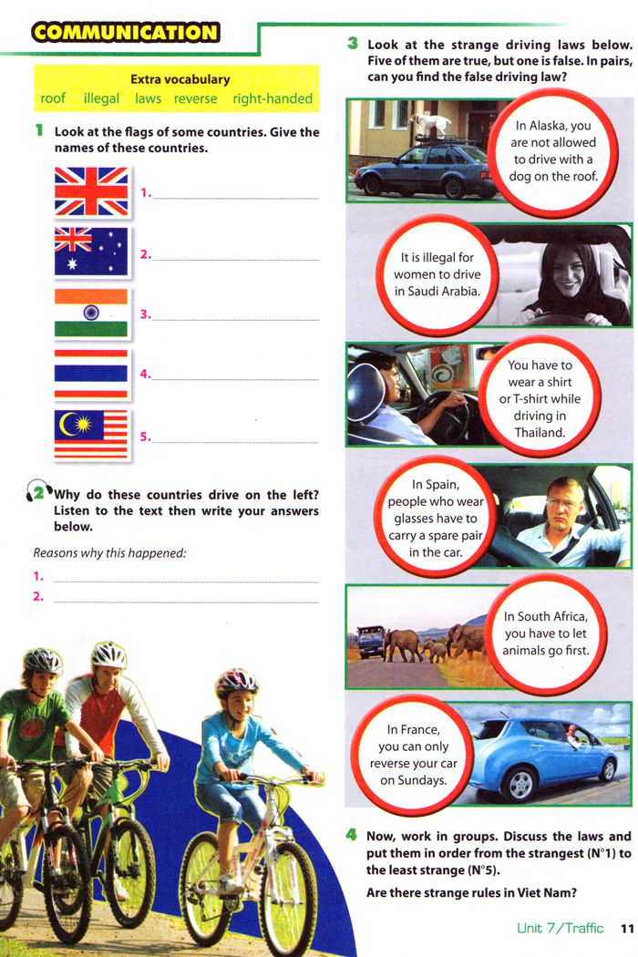 Skills 1 Unit 7 Lớp 7 Trang 12 SGK Skills 2 Unit 7 Lớp 7 Trang 13 SGK