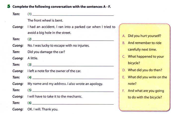 Bài giảng Tiếng Anh lớp 7 Unit 7: Traffic Bài tập tiếng Anh lớp 7 Thí điểm Unit 7