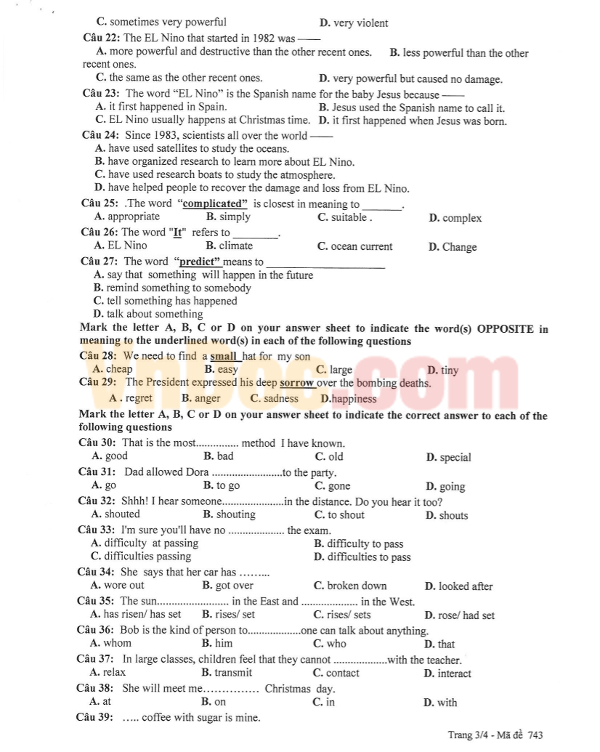 Kiểm tra học kì I lớp 10