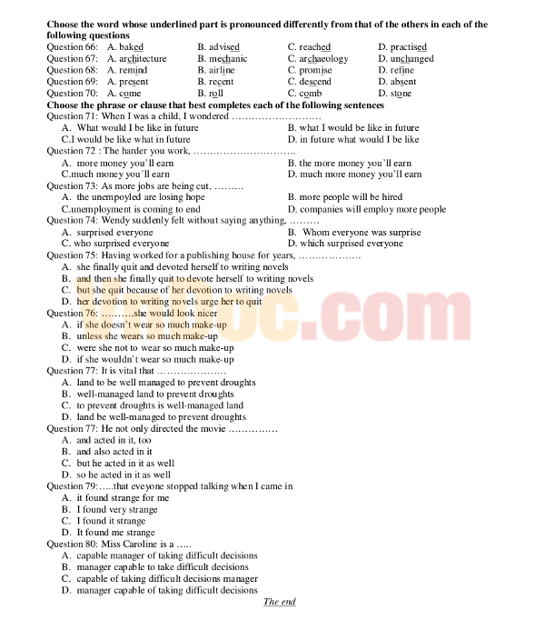 Bộ Đề kiểm tra KSCL đầu năm Tiếng Anh 12 có lời giải và đáp án Đề thi khảo sát chất lượng đầu năm lớp 12 có đáp án