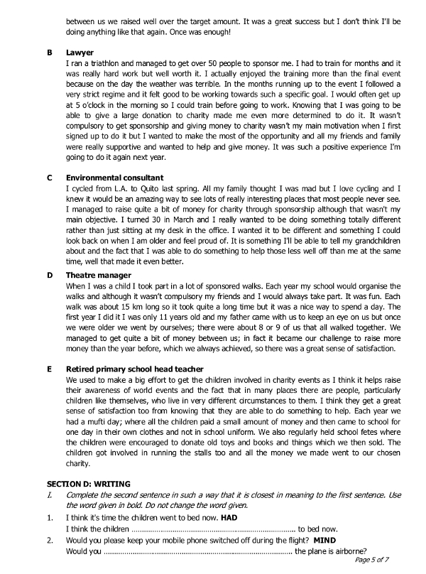 Bộ đề và đáp án thi HSG môn Tiếng Anh lớp 12 cấp Tỉnh TP Đề thi chọn học sinh giỏi cấp tỉnh môn Tiếng Anh lớp 12 có đáp án