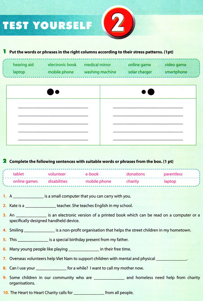Đề kiểm tra 1 tiết môn Tiếng Anh lớp 10 Chương trình mới Lần 2