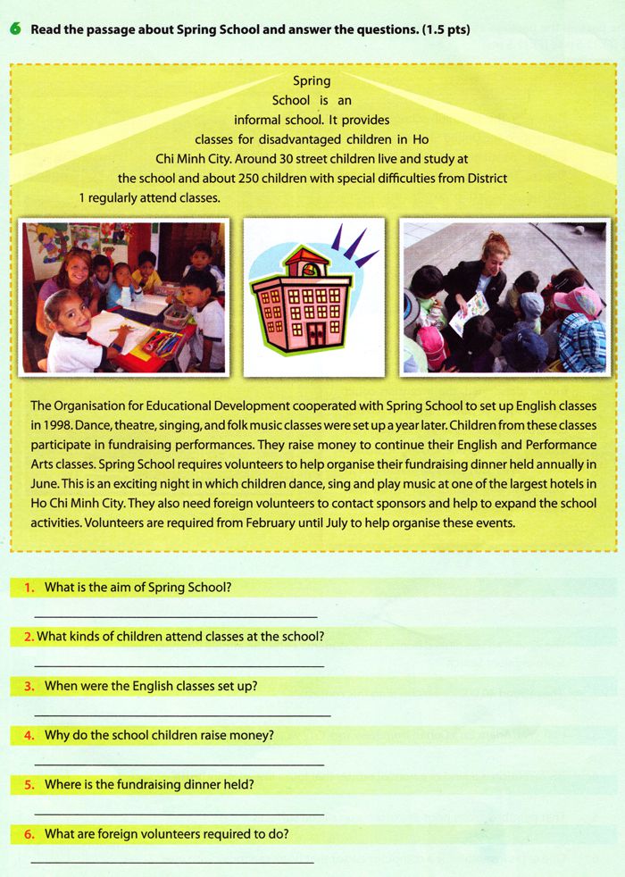 Đề kiểm tra 1 tiết môn tiếng Anh lớp 10 có đáp án