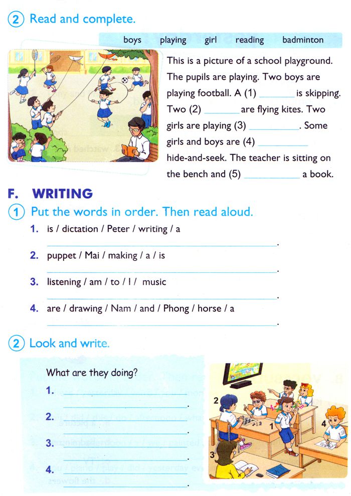 Unit 9: What are they doing?