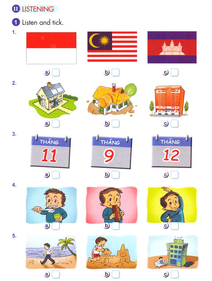 Bài tập tiếng anh lớp 5