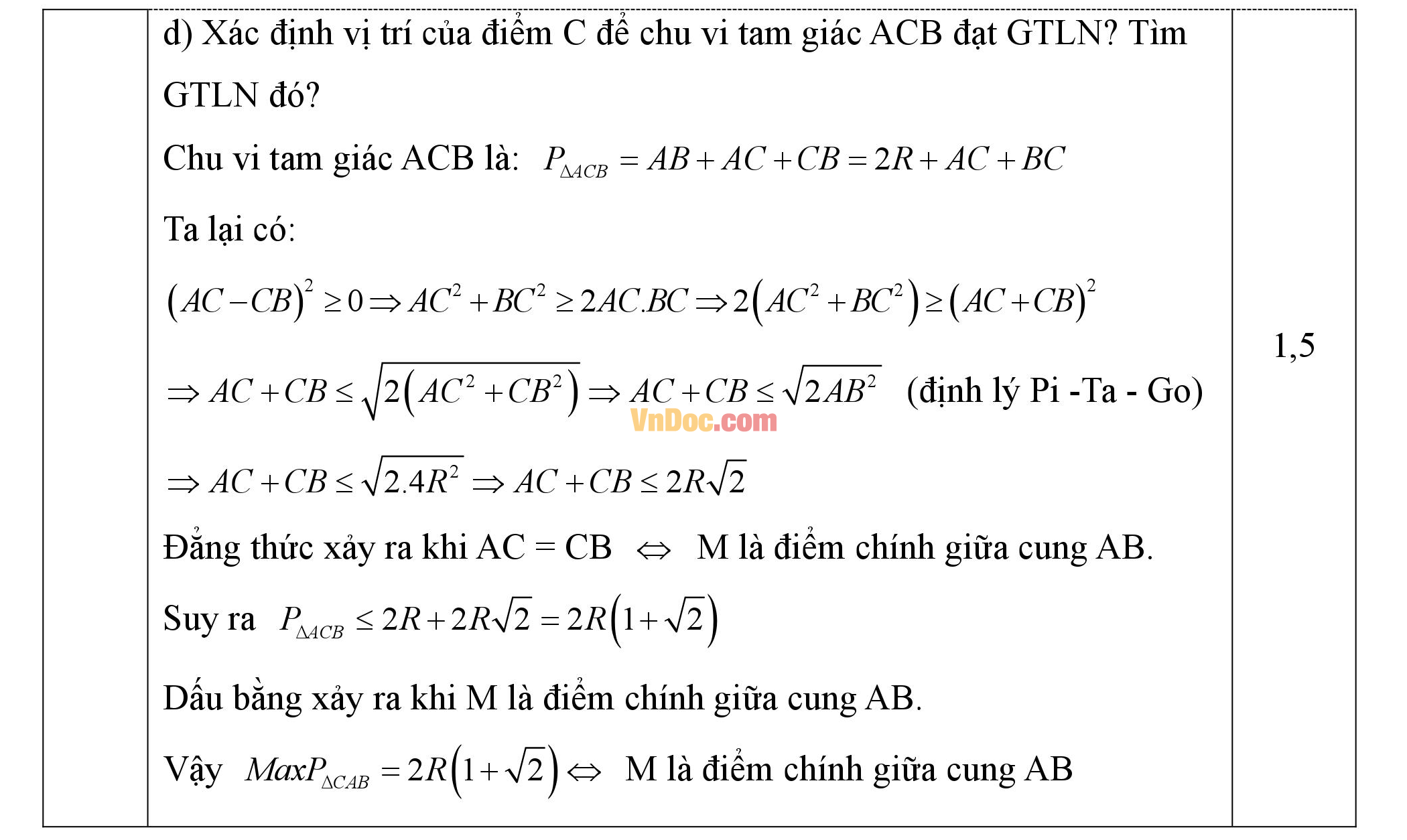 Đáp án đề thi hsg môn Toán lớp 9 Đáp án đề thi hsg môn Toán lớp 9