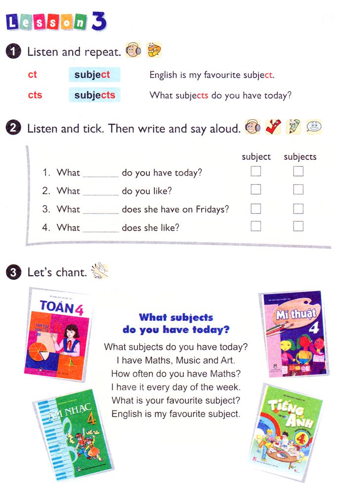 Bài tập tự luận Tiếng Anh lớp 4 Thí điểm Unit 8 Phân phối chương trình tiếng anh lớp 4 sách mới